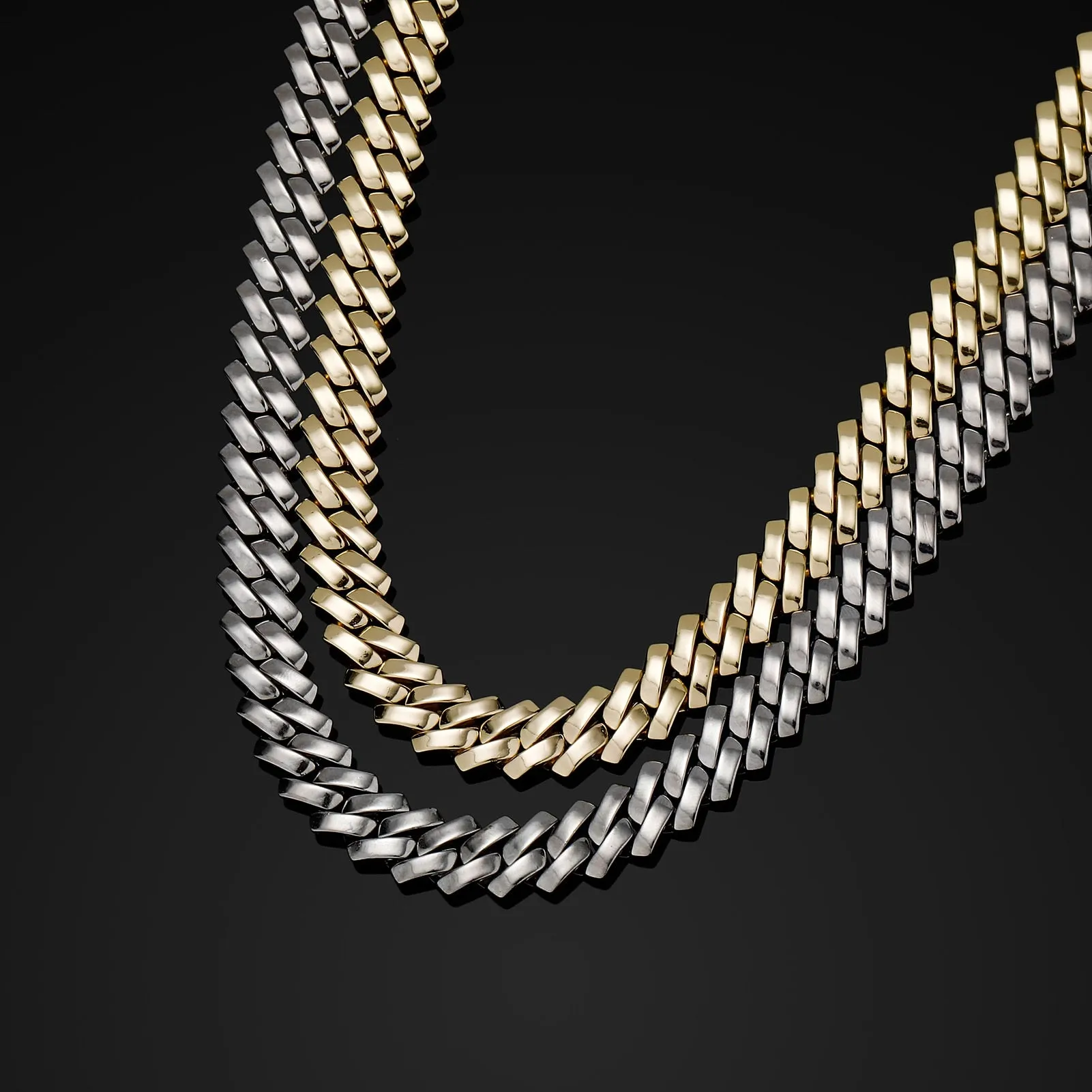 12mm Miami Chain Cuban Link Necklace