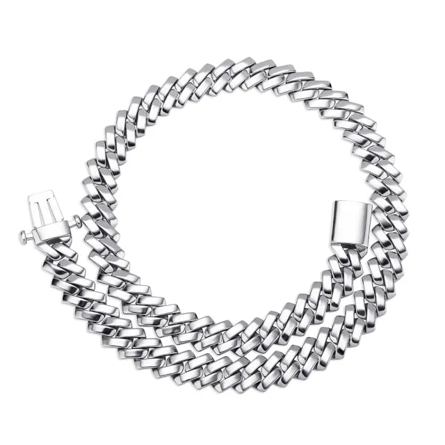 12mm Miami Chain Cuban Link Necklace