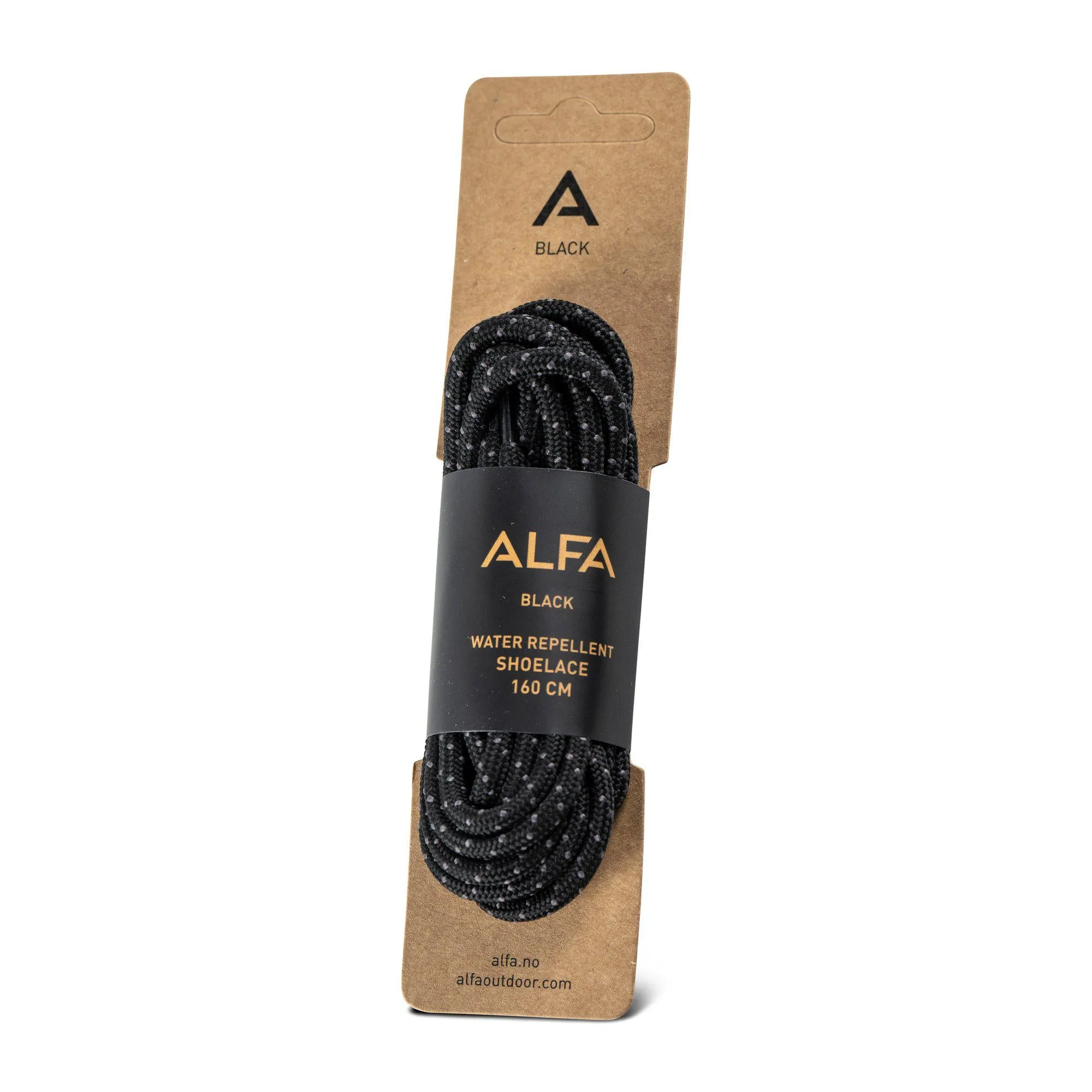 ALFA Shoe laces - BLACK - 1pk