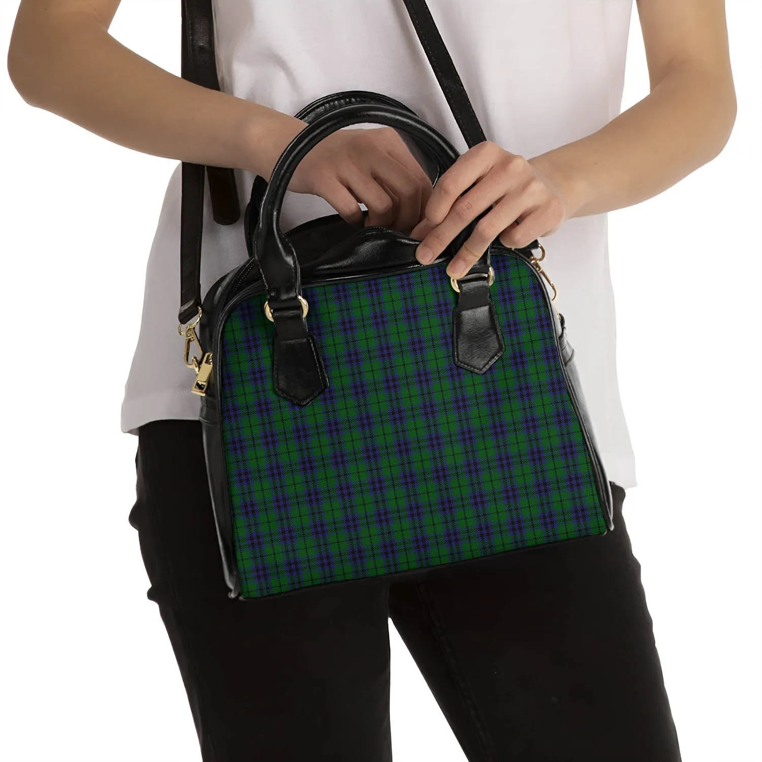Austin Tartan Shoulder Handbags