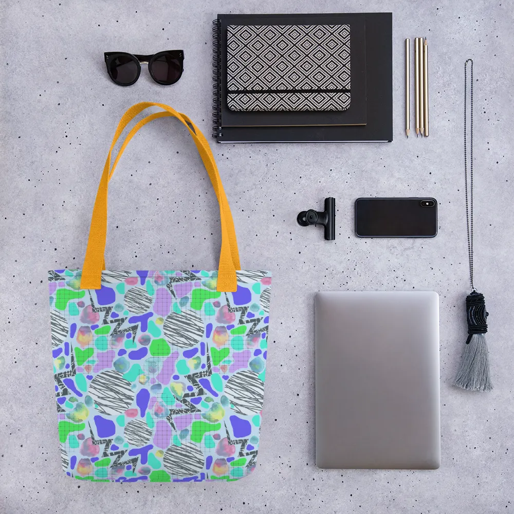 Electric Party Blues Tote bag