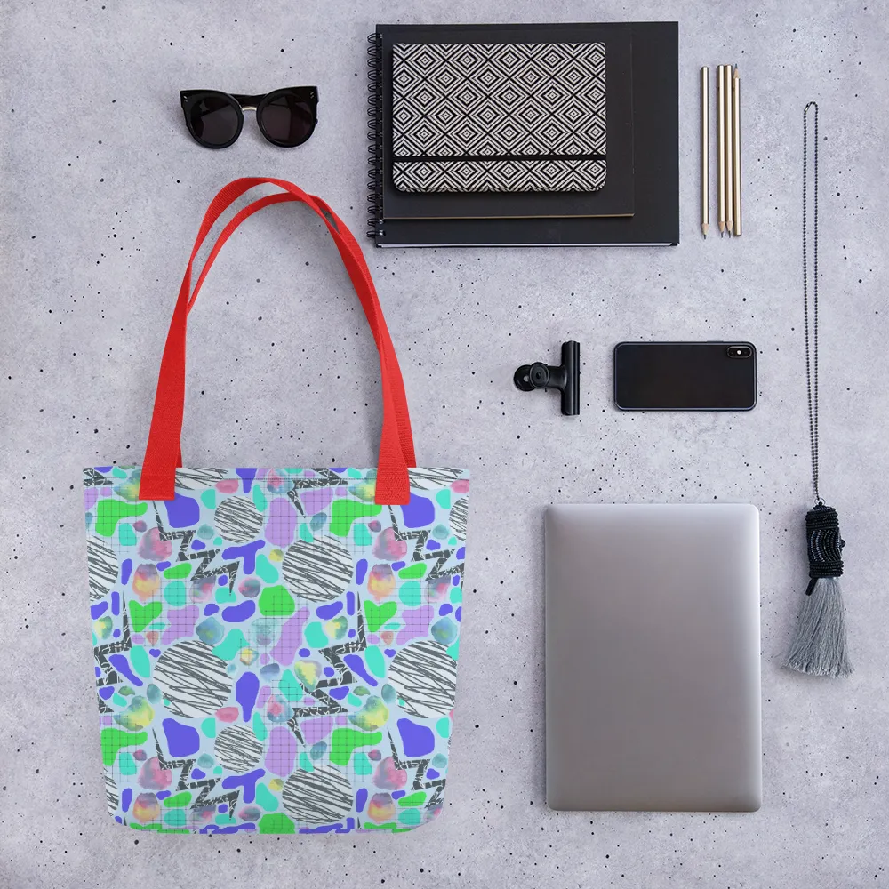 Electric Party Blues Tote bag