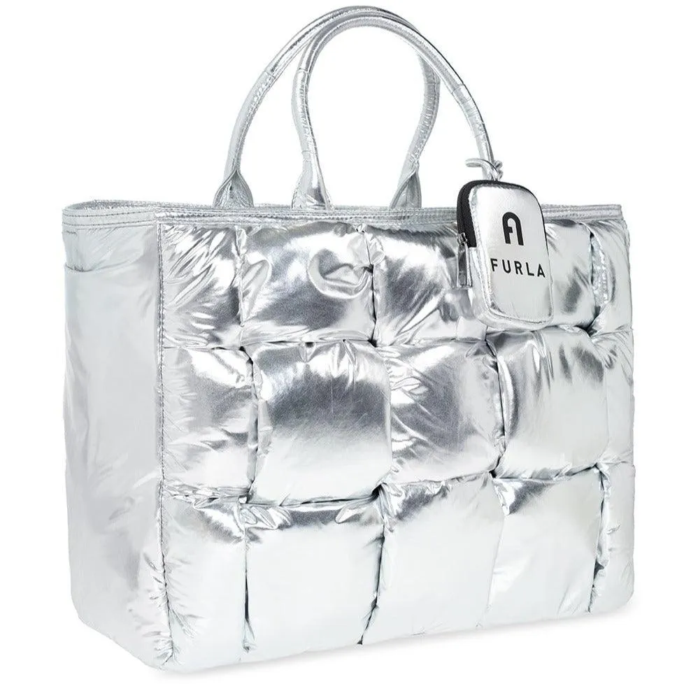 Furla Opportunity Large Tote Bag - Silver