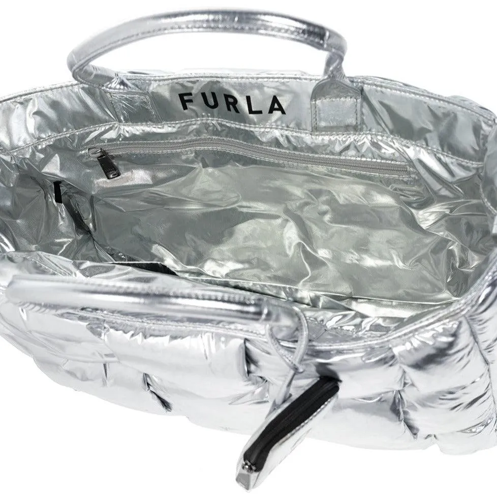 Furla Opportunity Large Tote Bag - Silver