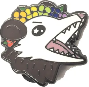 Gay Pride Possum Enamel Pin Trash Panda Opossum in Rainbow LGBT  Flag Colors
