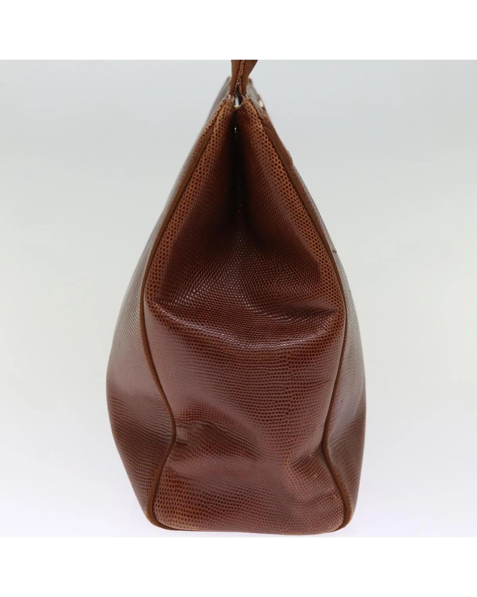Leather Brown Tote Bag by Salvatore Ferragamo