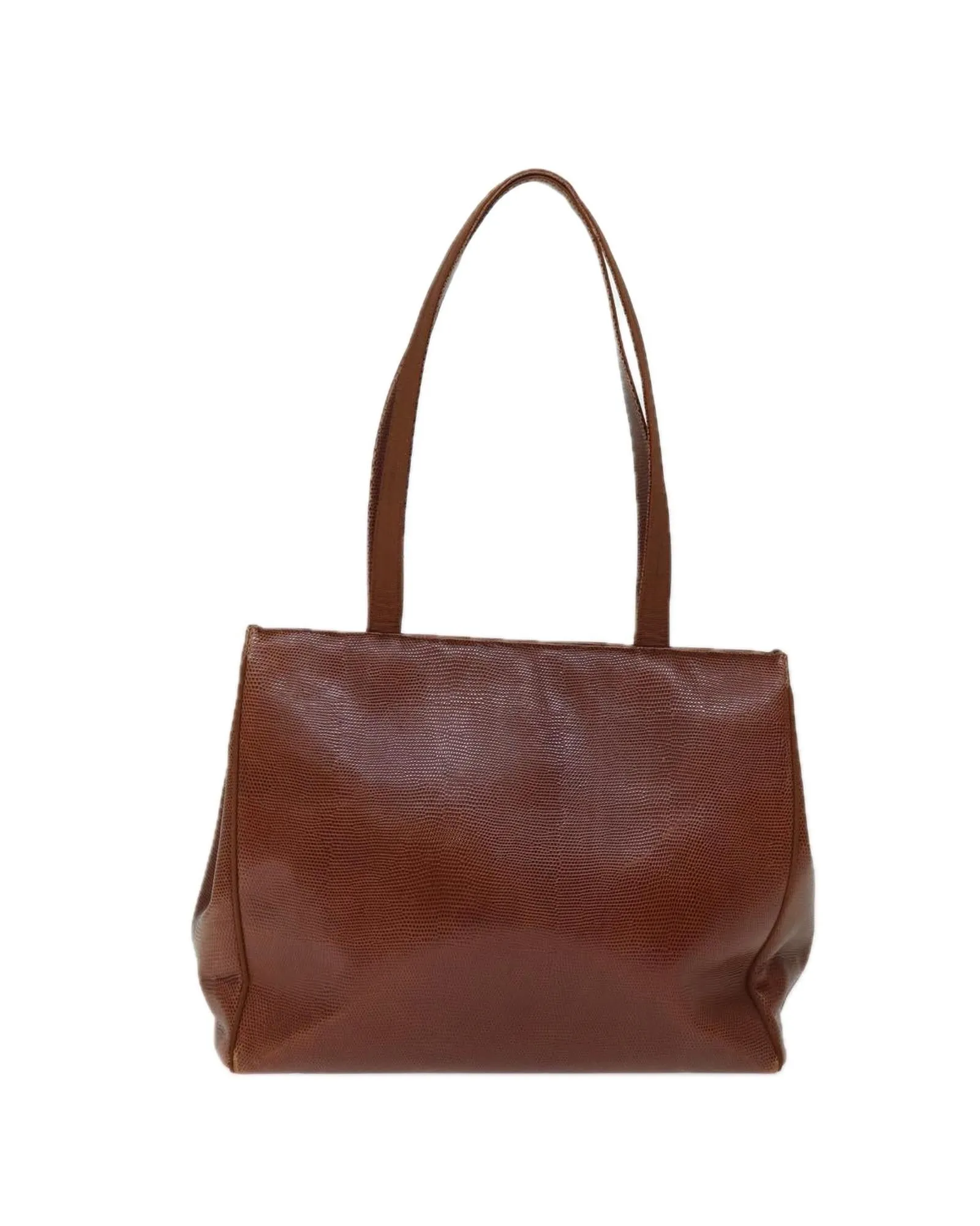 Leather Brown Tote Bag by Salvatore Ferragamo