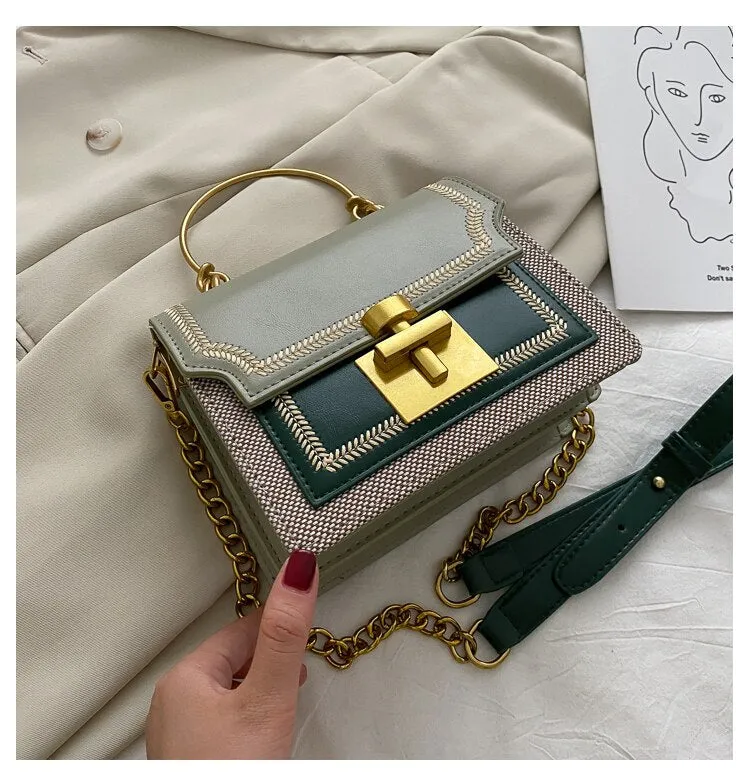 OLSITTI 2021 New Fashion PU Leather Women Crossbody Bags Vintage Shoulder Messenger Bag Ladies Clutch Casual Totes Female Purse