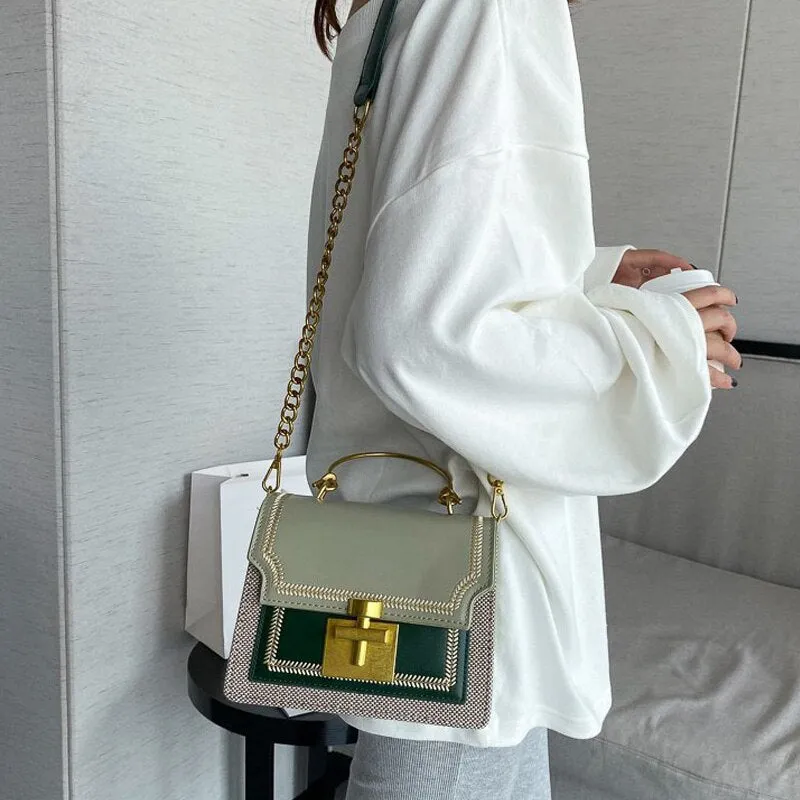 OLSITTI 2021 New Fashion PU Leather Women Crossbody Bags Vintage Shoulder Messenger Bag Ladies Clutch Casual Totes Female Purse