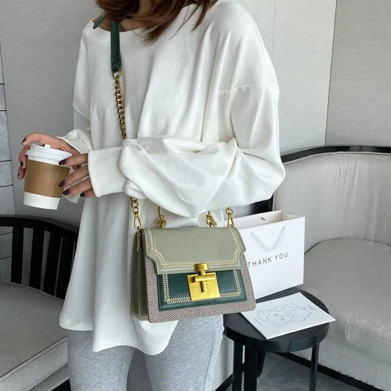 OLSITTI 2021 New Fashion PU Leather Women Crossbody Bags Vintage Shoulder Messenger Bag Ladies Clutch Casual Totes Female Purse