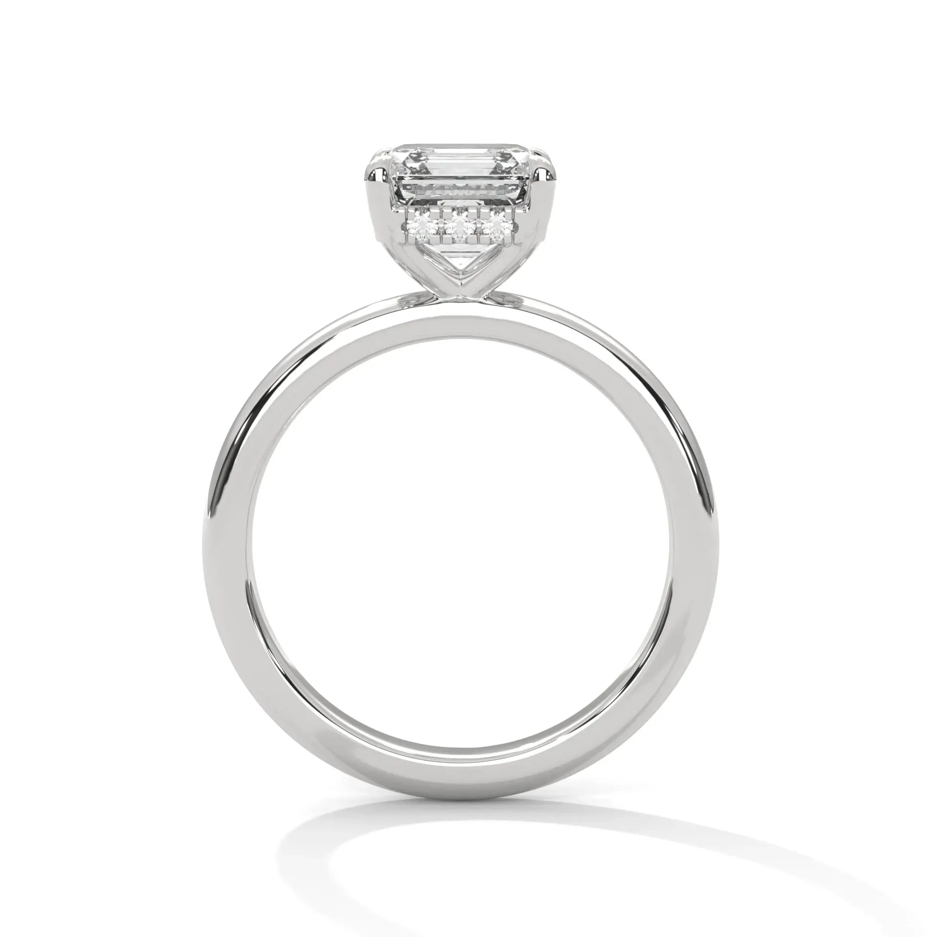 Preset Venetian Hidden Halo Setting